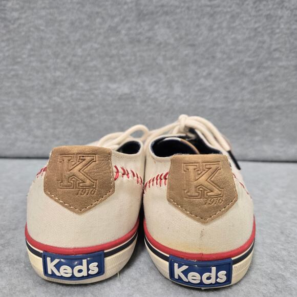 Keds champion pennant baseball stitch MLB lace up sneakers size 6.5 - Picture 4 of 8